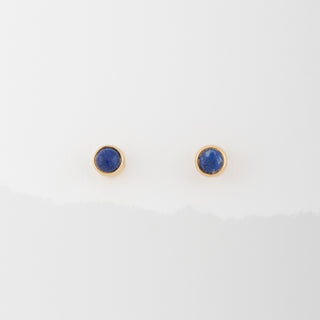 Ada Lapis Lazuli Stud Earrings - Minette 