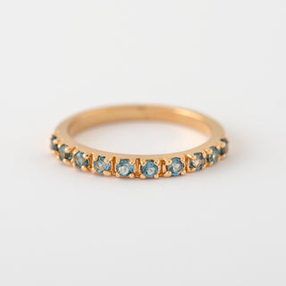 London Blue Topaz gold ring Marianne