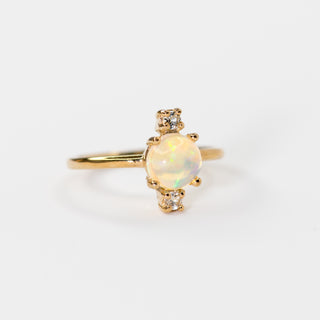 Celine Opal and Topaz gold ring