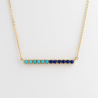 Lapis Lazuli and Turquoise Gold necklace